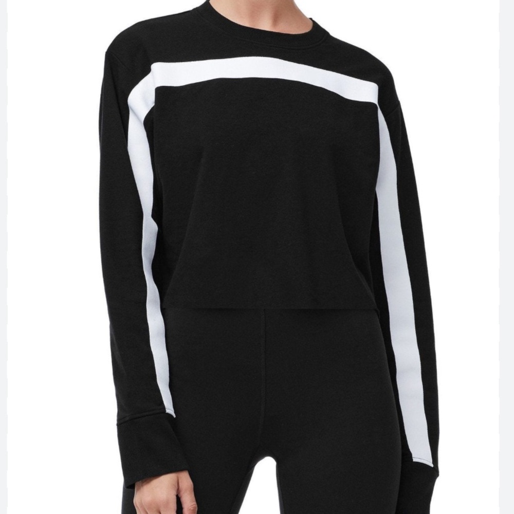 Good American Boxy Crop Sweatshirt Size 3 (L)